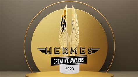 hermes award|gold Hermes creative award.